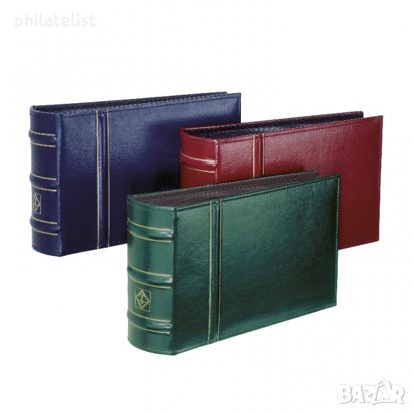 Leuchtturm албум за 100 FDC плика - червен, снимка 1