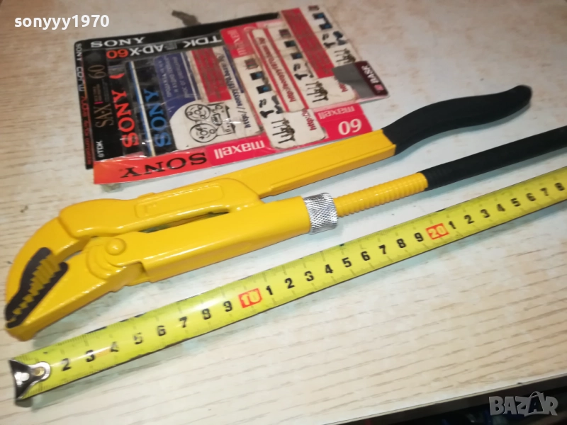 ТРЪБЕН КЛЮЧ 30СМ ЖЪЛТ 1010251711, снимка 1