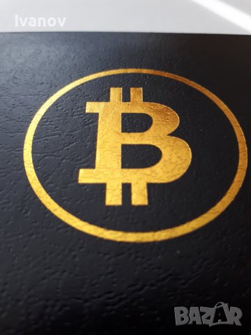 Сувенирна монета Bitcoin в кутия, снимка 4 - Колекции - 36800265