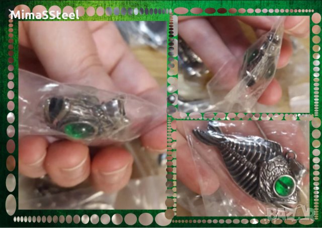 Колие стомана MechPiranha Stainless Steel 316L, снимка 7 - Колиета, медальони, синджири - 30082285