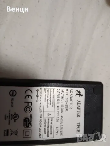 Адаптери работещи 48V-0.38A, снимка 6 - Мрежови адаптери - 42755650