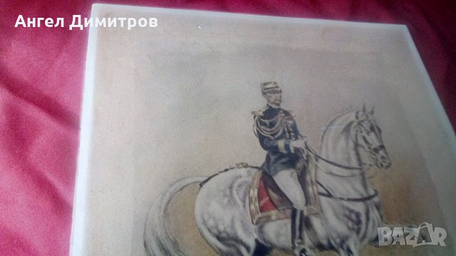 Стара литография Colonel Margot, снимка 2 - Антикварни и старинни предмети - 35019385