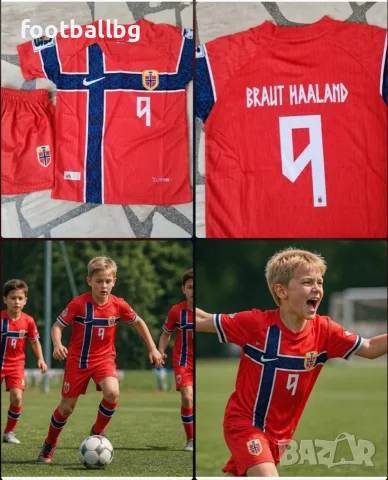 HAALAND 9 ❤️⚽️ детско юношески футболни екипи 🇳🇴 NORWAY 🇳🇴 НОВО сезон 2026-27 година , снимка 8 - Футбол - 40430548