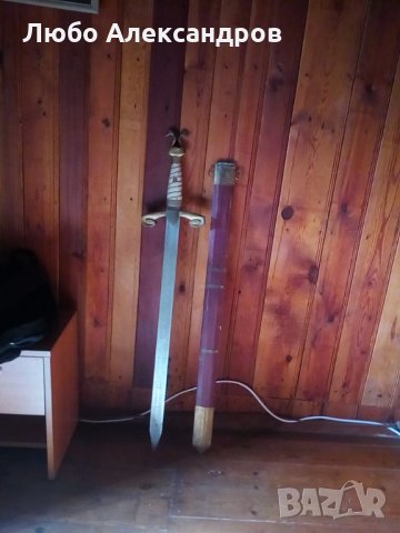 Старинен реставриран меч., снимка 6 - Антикварни и старинни предмети - 33731570