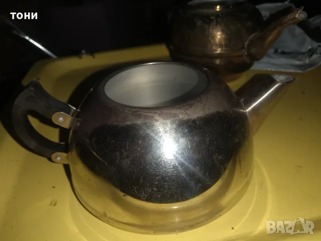 Чайници месингови и , снимка 4 - Антикварни и старинни предмети - 56458436