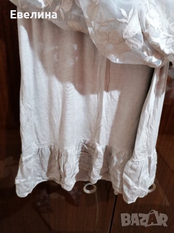 Дантелена блуза с потник, снимка 3 - Туники - 37131563