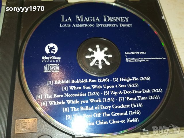 LA MAGIA DISNEY 1 CD 2602231252, снимка 2 - CD дискове - 39809115