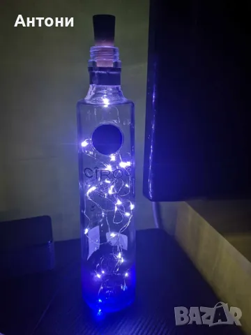 Светещи бутилки за бар, кафе