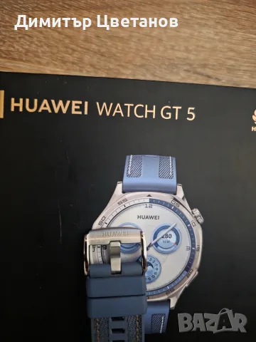Huawei Watch 5 Blue/46mm, снимка 3 - Смарт часовници - 56347814