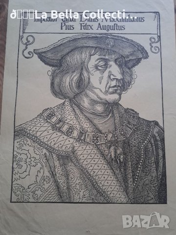 Литография Албрехт Дюрер с воден знак , снимка 2 - Други ценни предмети - 40873431