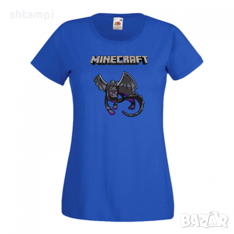 Дамска тениска Ender Dragon 2 майнкрафт Minecraft,Игра,Забавление,подарък,Изненада,Рожден Ден., снимка 7 - Тениски - 36520678