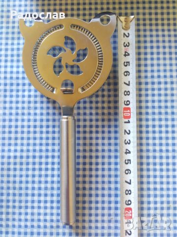 иноксова цедка за коктейли , снимка 3 - Други - 37430657