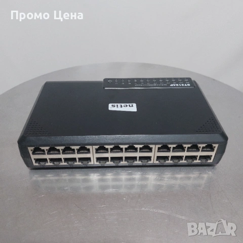 Netis ST-3124P 24-портов Fast Ethernet Switch суич, снимка 6 - Суичове - 54195425