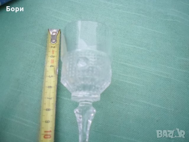 Стари кристални чаши за ракия, снимка 5 - Сервизи - 35040927