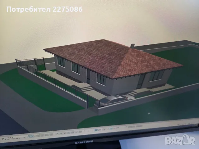 Продавам парцел с нова каменна ограда и 1500кв. с проект за къща 135кв. близо до В.Търново, снимка 10 - Парцели - 55986213