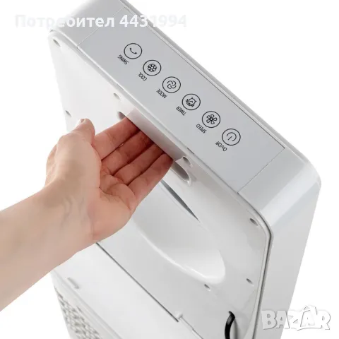 Мобилен охладител Muhler MC-4000, 65W, безвитлов, LED, 4 л, таймер, снимка 7 - Климатици - 50281815