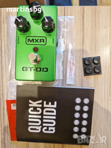 MXR GT-OD Overdrive M193 - оувърдрайв педал за китара, снимка 6 - Китари - 56155488