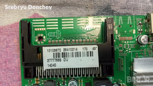 Hitachi 43H W64 със счупен екра 17IPS72 23340904/Main Board 17MB120 27777665 Панел VES430QNDL-2D-N11, снимка 5 - Части и Платки - 35057538