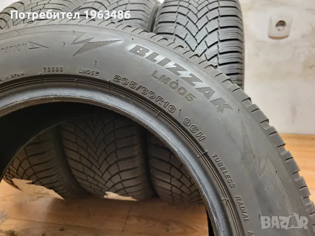 205/60/16 Bridgestone / зимни гуми, снимка 6 - Гуми и джанти - 48090047