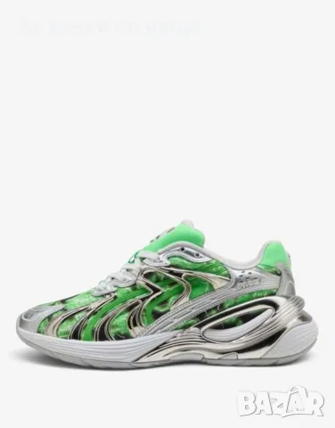 PUMA x RIPNDIP Inverse Silver / Green Мъжки Маратонки👟Мъжки Спортни Обувки  Код P2955 , снимка 2 - Маратонки - 55817010