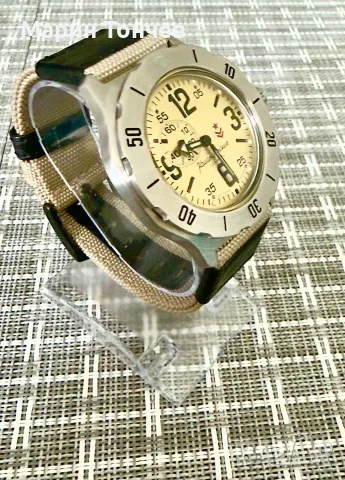 Восток Komandirskie 31J 100м Diver 350749, снимка 3 - Мъжки - 55776067