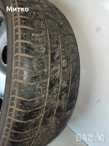 Желязна джанта 15 ка с гума за Опел Астра Ф OPEL ASTRA F, снимка 5 - Гуми и джанти - 53973350