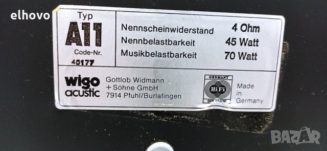 Тонколони WIGO A11, снимка 4 - Тонколони - 30929591