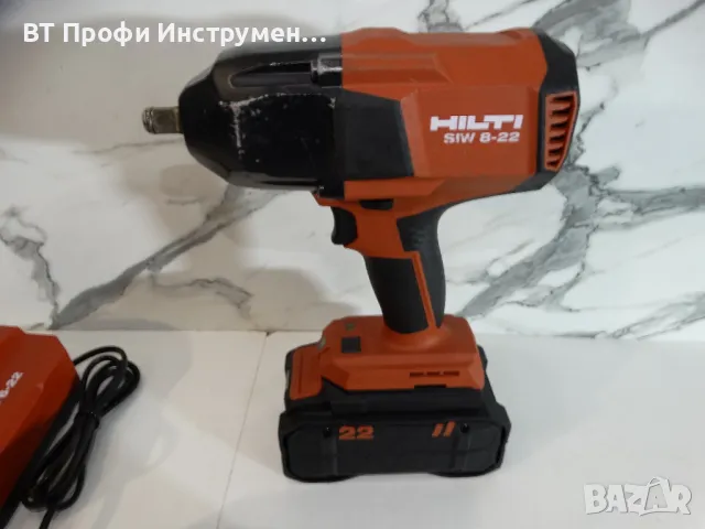 2024 Hilti SIW 8 - 22 / Nuron / 2 x 8.0 Ah - Мощен гайковерт 1000 Nm, снимка 2 - Други инструменти - 48957702