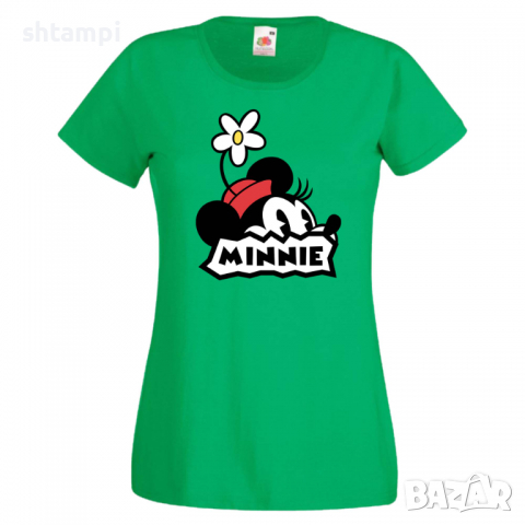 Дамска тениска Minnie Подарък,Изненада,Рожден ден,, снимка 3 - Тениски - 36530891