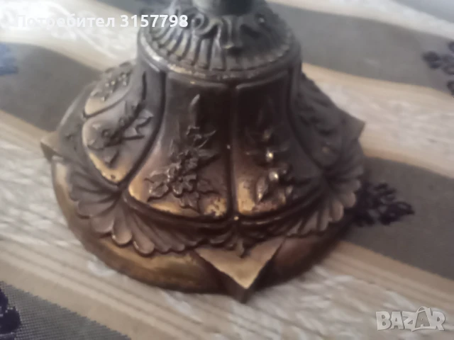 Стара розетка за полилей, снимка 2 - Полилеи - 50612053