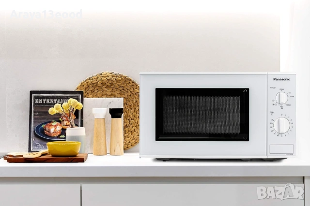 Panasonic NN-K101W Микровълнова фурна и грил 1000 W, 20 л, бяла, снимка 4 - Микровълнови - 53913866