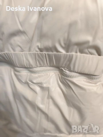 Дълга бяла  дамска грейка , снимка 5 - Елеци - 54265396