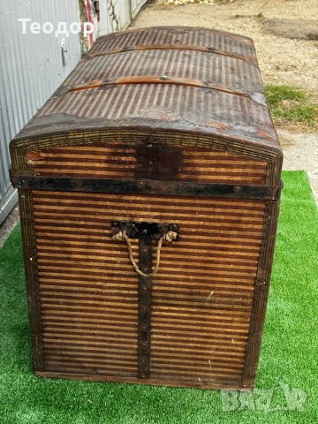 Автентичен сандък, снимка 6 - Антикварни и старинни предмети - 54226458