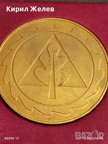 ПЛАКЕТ ВЕТЕРАН на ПРОФСЪЮЗА от соца за КОЛЕКЦИЯ 17183, снимка 8 - Антикварни и старинни предмети - 52199784