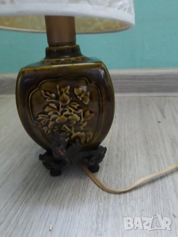 стара настолна лампа арт нуво, снимка 3 - Настолни лампи - 39117496