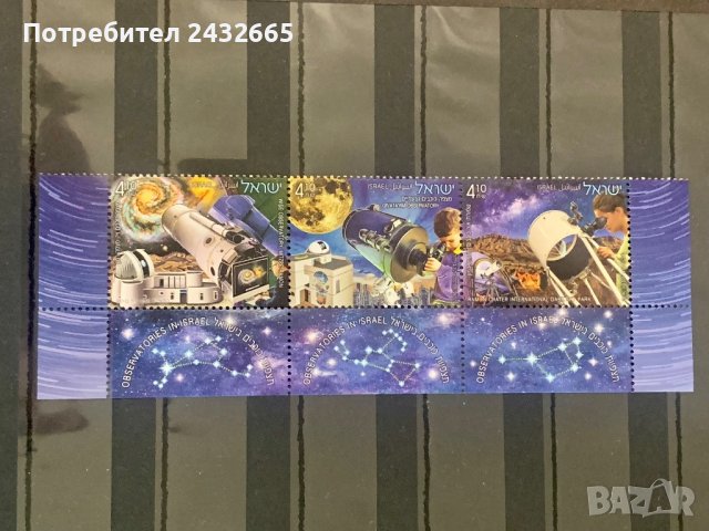 1476. Израел 2021 = “ Космос. Обсерватории в Израел ”, **, MNH 