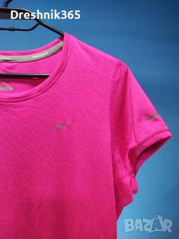 NIKE Running Тениска/Дамска L, снимка 2 - Тениски - 37521847