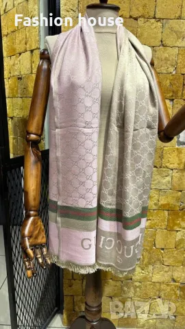 Gucci кашмирен шал , снимка 5 - Шалове - 47374108