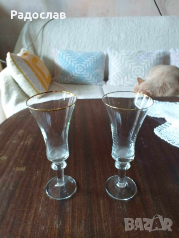 Чисто нови чаши от времето на соца, снимка 2 - Чаши - 44707454
