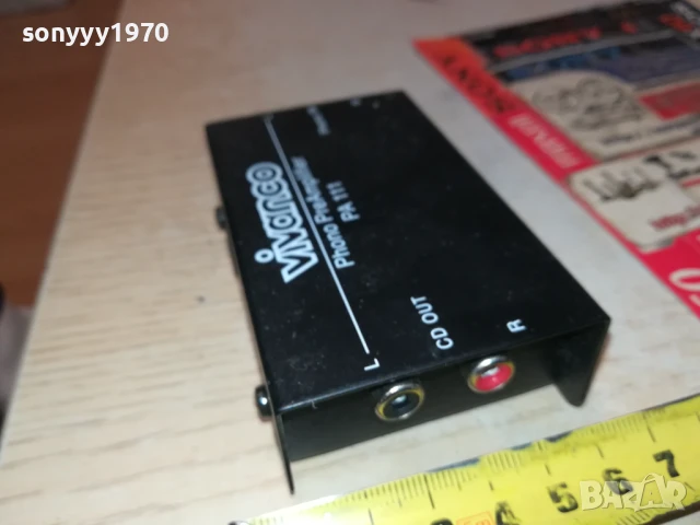 VIVANCO PA111 PHONO PREAMPLIFIER 2907250911, снимка 15 - Ресийвъри, усилватели, смесителни пултове - 51175139