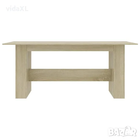 vidaXL Трапезна маса, дъб сонома, 180x90x76 см, инженерно дърво, снимка 4 - Маси - 56147705