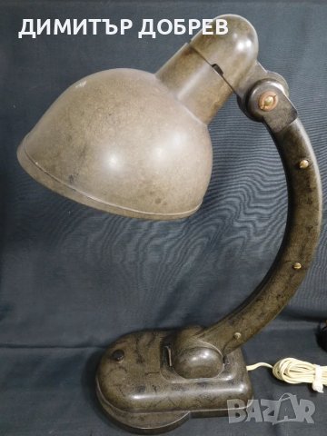 СТАРА РЕТРО СОЦ СССР НАСТОЛНА ЛАМПА "НКВД" БАКЕЛИТ КАРБОЛИТ