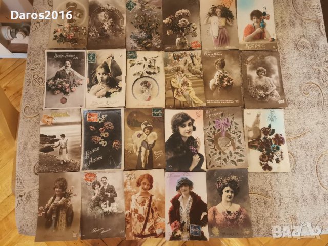 Стари френски пощенски картички 1900 - 1930 г, снимка 3 - Колекции - 39353217