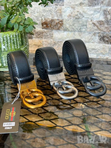 колан от естествена кожа в кутя gucci, снимка 5 - Колани - 50776393