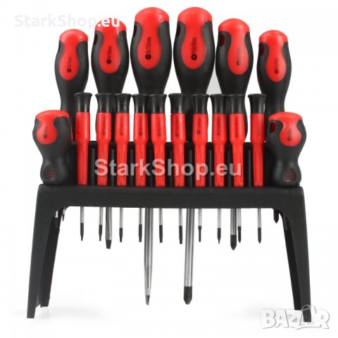 18бр. Комплект отвертки MAR-POL, снимка 2 - Отвертки - 40049264