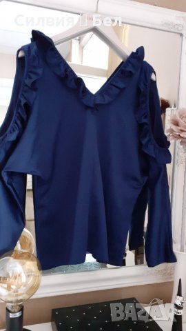 Дамска блуза 💙, снимка 5 - Блузи с дълъг ръкав и пуловери - 29555358