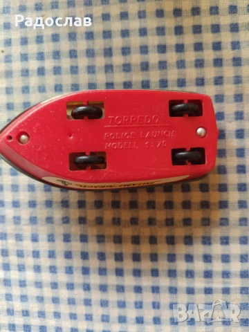 Torpedo модел катер Police Launch, снимка 6 - Колекции - 53941653
