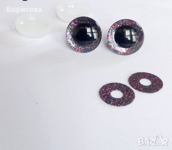 3D 20мм блестящи очички за амигуруми, плетени играчки, снимка 9 - Други - 35286424