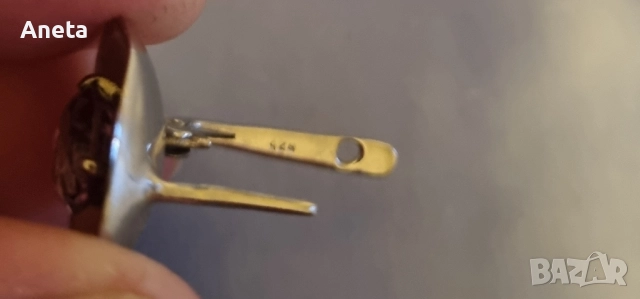 Комплект с аметист, снимка 7 - Бижутерийни комплекти - 52470645