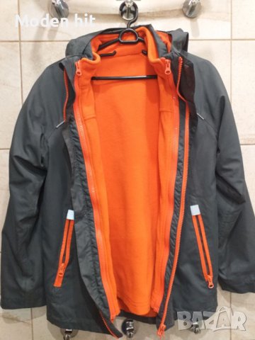 Яке/полар 2 в 1 за момче размер по етикет 140/146 см., снимка 3 - Детски якета и елеци - 42115598